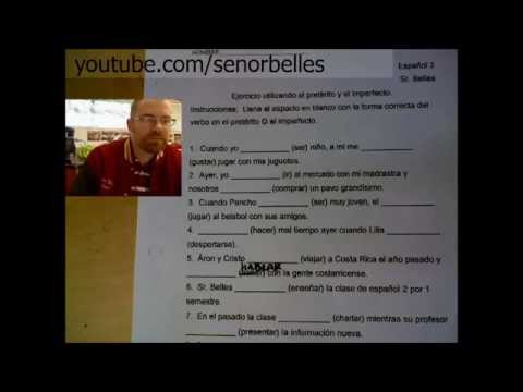 how to practice preterite vs imperfect