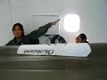 We took a camera on board the DC-9 