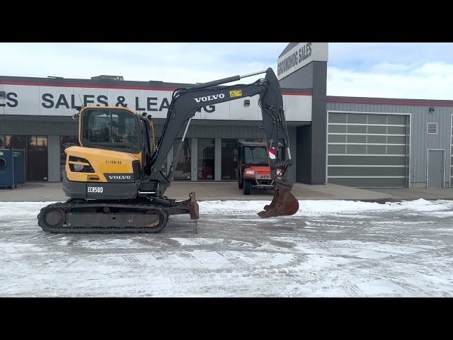 2016 Volvo ECR58D Mini Excavator #2873 in Heavy Equipment in Red Deer