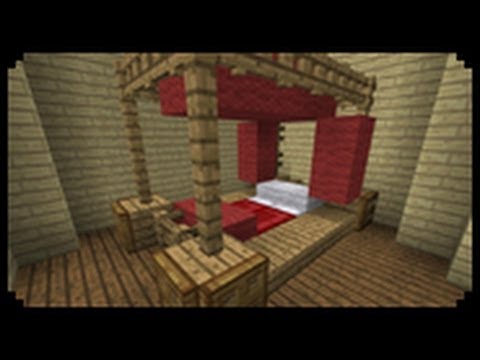 how to make a bed on minecraft