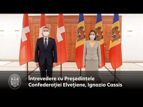The situation in the region and bilateral cooperation discussed by President Maia Sandu with the President of the Swiss Confederation, Ignazio Cassis