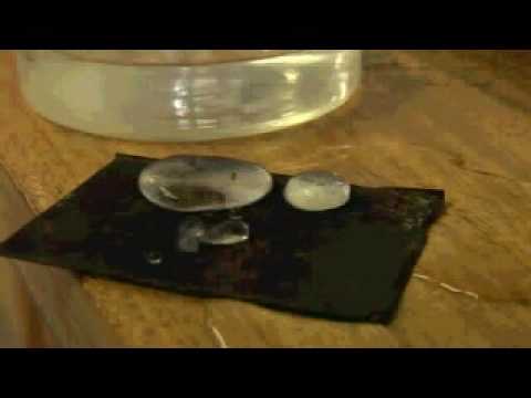 Wonderful experiments with superhydrophobic surfaces (video) 0 Wonderful experiments with superhydrophobic surfaces (video)