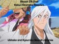 I happen to have a copy of the game, so I thought I'd share. I haven't seen the sound clips anywhere on youtube.You can buy sounds clips of the characters at Urahara's store.You can now listen to the sound clips of Ukitake, 1-72, and Kyouraku 1-88Once you get past the initial 