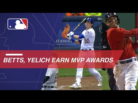Video: Betts, Yelich take home the AL and NL MVP Awards