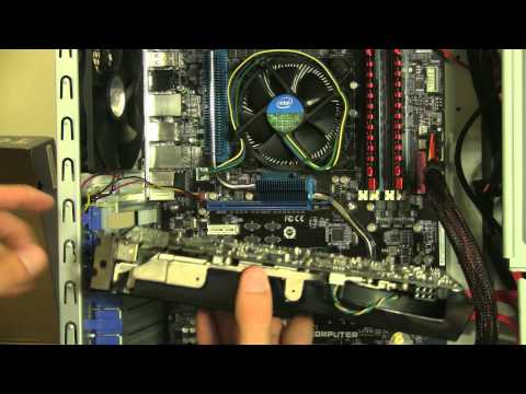 how to fit a graphics card in a pc