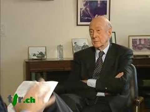 Valéry Giscard d'Estaing réagit au ...