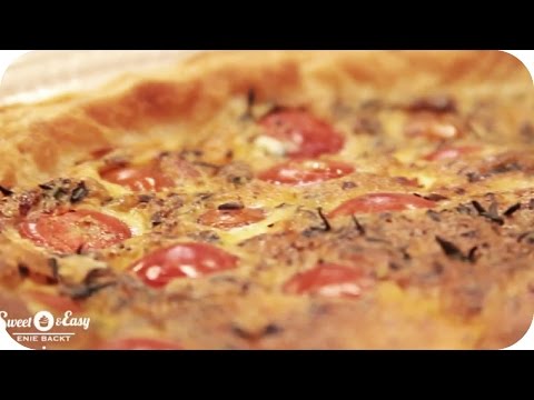 Tomatentarte mit Ziegenkäse backen | Sweet & Easy - Enie backt