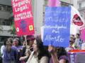 videos de Marcha abortista anti católica en Brasil