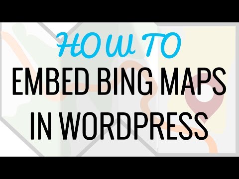 how to embed bing maps