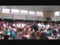 Head Teacher Dances For Kids In Lunchroom Shocker