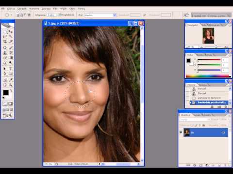 korekta Nosa / tutorials Photoshop / PL - YouTube