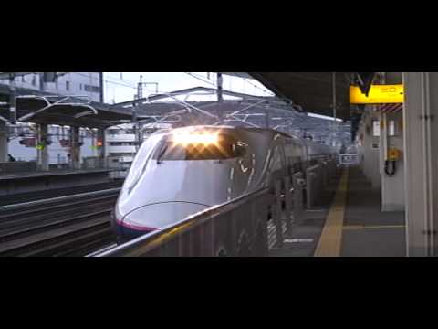 E2系0番代新幹線電車入站（福島站）