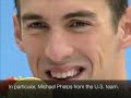 REAL RACE FOOTAGE: MICHEAL PHELPS WINS 8th GOLD MEDAL