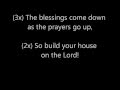 The Wonder Kids - The Wise Man Built His House Upon A Rock with lyrics