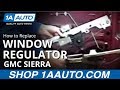 How To Install Replace Power Window Regulator Chevy Silverado GMC Sierra 99-06 1AAuto.com