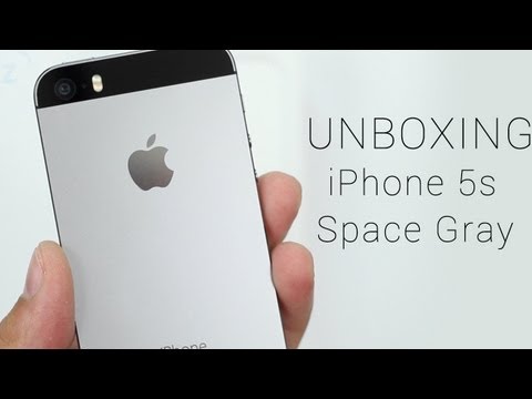Space Gray iPhone 5s Unboxing, Hands On