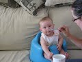Charlotte Eating Pears and Milkies