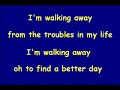 Walking Away - Craig David - Lyrics - Letra