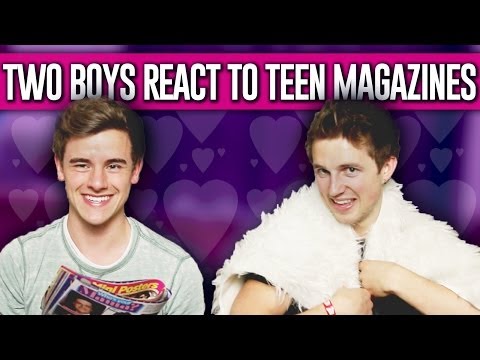 TWO BOYS REACT TO TEEN MAGAZINES