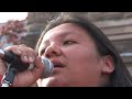 FIRST NATIONS NATIVE YOUTH  WALK TO TORONTO FOR RALLY