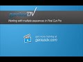 Merging Sequences in Final Cut Pro