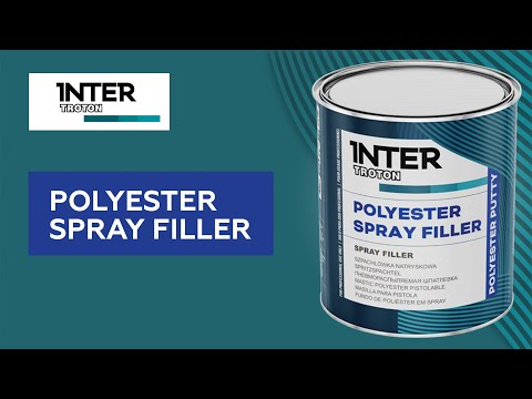 Aplikacja POLYESTER SPRAY FILLER Inter Troton