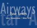 qatar airways safety video demonstration