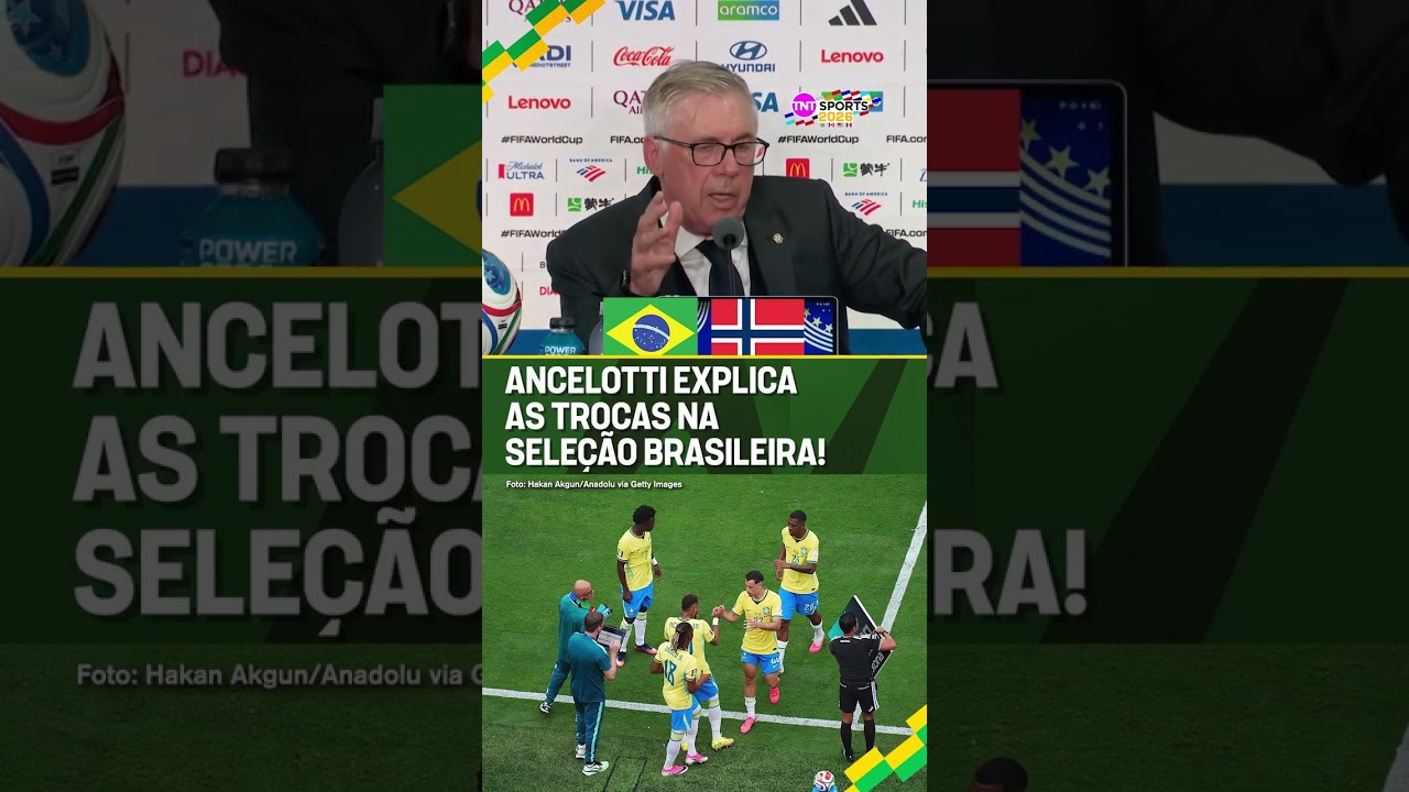 O QUE O ANCELOTTI QUERIA COM AS SUBSTITUIÇÕES NA SELEÇÃO BRASILEIRA? #shorts