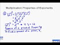 A18.0 Exponent Properties