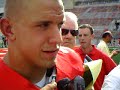 James Laurinaitis at Ohio State media day