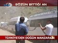 Savaş gibi düğün töreni...