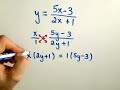 Finding the Inverse of a Function