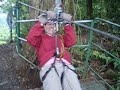 Marcie on zipline tour