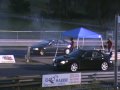 Turbo 4 door civic at track Turbo 4 door civic at track
