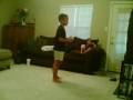 Devyn Playing Kung Fu Panda