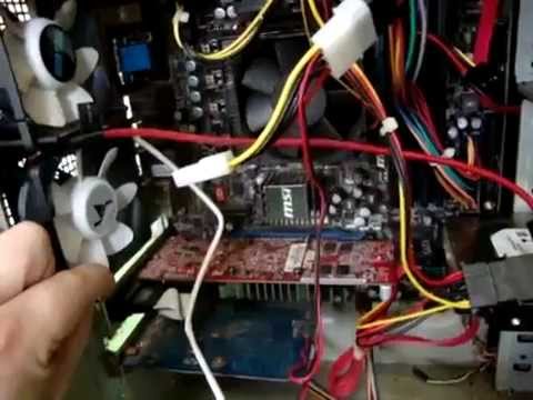 how to fit pc case fan