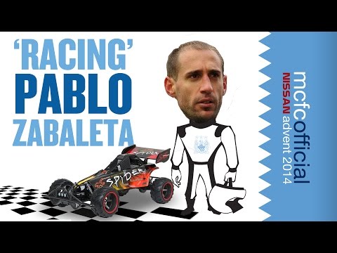 ZABALETA SMASHES DZEKO | Man City Advent Calendar 2014 | Day Seven