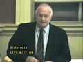 alderman paul colettie invokes the charter objection to avoid rejection of the proposed budget.