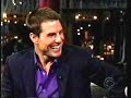 Tom Cruise goes crazy live on Letterman