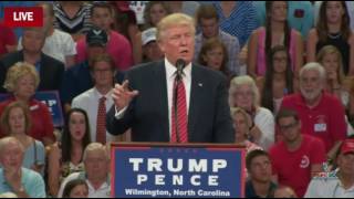 Trump on Hillary Clinton and message to Anti-Gun Control Campaigners