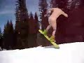 Beezwreck naked snowboarding