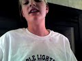 me singing Bubbly me singing Bubbly