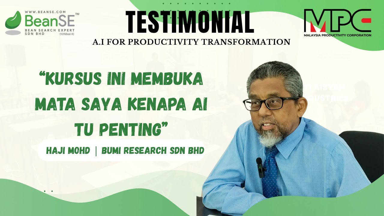 Program Review 7 (Bumi Research Sdn Bhd) -A.I for Productivity Transformation