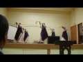Danza con panderos, listones y banderas, en IEA Avenal CA