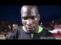 Ochocinco night workout (WR tips + lots of talk)