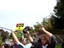 WBC rally at Joe Anzak's funeral