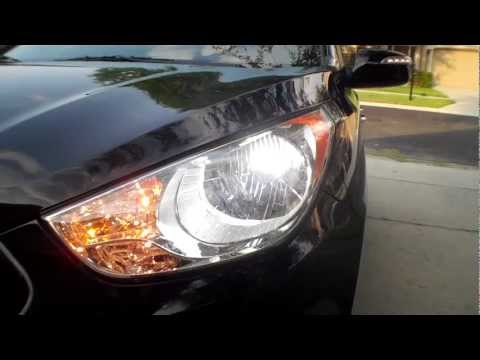 New Hyundai Tucson Limited HID Kit Install and Lighting Demo