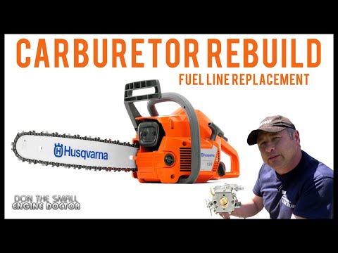 how to rebuild husqvarna chainsaw