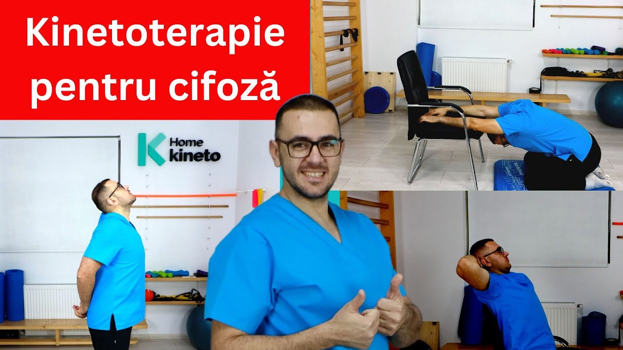 Cele mai bune exerciții pentru cifoză kinetoterapie  Ședința 3