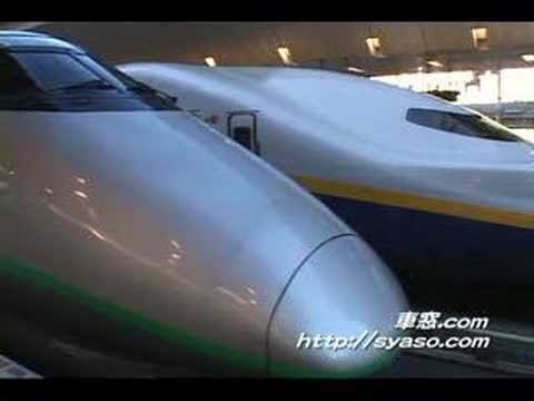 【東北・山形新幹線】E4系+400系 MAXやまびこ105号 仙台行+つばさ105号 山形行 東京駅入線～発車